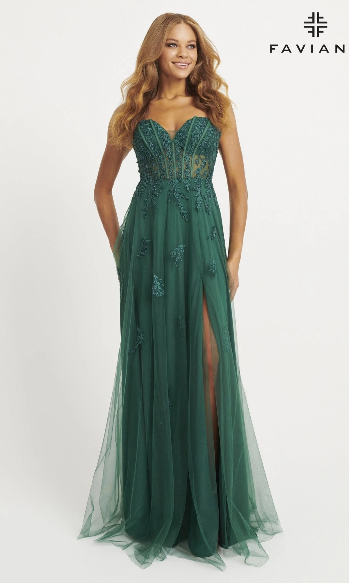 Long Formal Dress 11057 By Faviana 5 Long Formal Dress 11057 By Faviana - Image 3