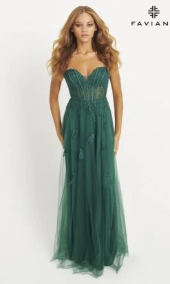 Long Formal Dress 11057 By Faviana 9 Long Formal Dress 11057 By Faviana -SIMPLY DRESS SALE 11057 Front 2