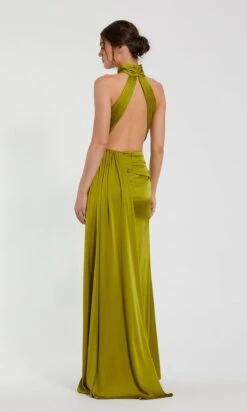 Mac Duggal Long Formal Dress 11642 -SIMPLY DRESS SALE 11642 Olive BK