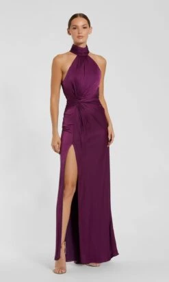 Mac Duggal Long Formal Dress 11642 -SIMPLY DRESS SALE 11642 Plum AB