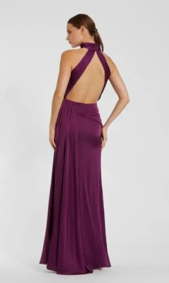 Mac Duggal Long Formal Dress 11642 -SIMPLY DRESS SALE 11642 Plum BK