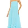 Mac Duggal Long Formal Dress 13001 -SIMPLY DRESS SALE 13001 Aqua AB