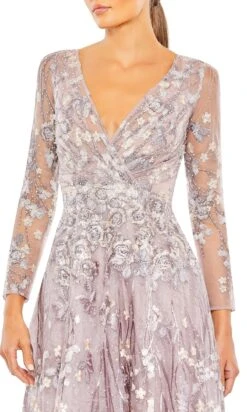 Mac Duggal Long Formal Dress 20402 -SIMPLY DRESS SALE 20402 Lilac CL