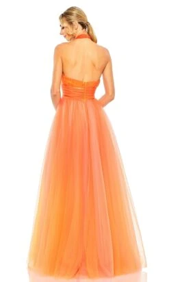 Mac Duggal Long Formal Dress 20554 -SIMPLY DRESS SALE 20554 Orange BK