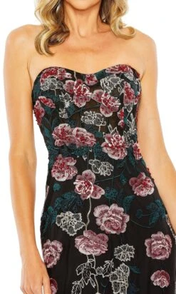 Mac Duggal Long Formal Dress 20581 -SIMPLY DRESS SALE 20581 BlackMulti CL