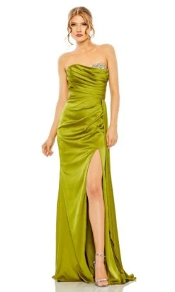 Mac Duggal Long Formal Dress 2211 -SIMPLY DRESS SALE 2211 Apple Green