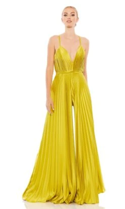 Mac Duggal Long Formal Jumpsuit 26319 -SIMPLY DRESS SALE 26319 Chartreuse AB