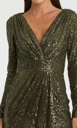 Mac Duggal Long Formal Dress 26490 -SIMPLY DRESS SALE 26490 Olive CL