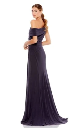 Mac Duggal Long Formal Dress 26517 -SIMPLY DRESS SALE 26517 Charcoal BK
