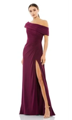 Mac Duggal Long Formal Dress 26517 -SIMPLY DRESS SALE 26517 Eggplant AB