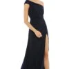 Mac Duggal Long Formal Dress 26517 -SIMPLY DRESS SALE 26517 Navy AB
