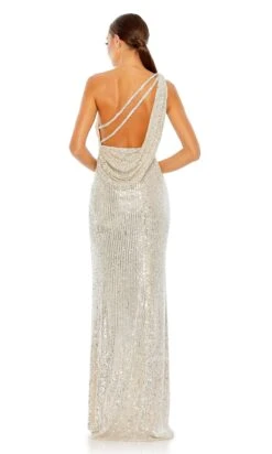 Mac Duggal Long Formal Dress 26990 -SIMPLY DRESS SALE 26990 Silver BK