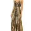 Mac Duggal Long Formal Jumpsuit 27143 1 Mac Duggal Long Formal Jumpsuit 27143 -SIMPLY DRESS SALE 27143 AntiqueGold AB