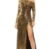 Mac Duggal Long Formal Dress 27175 -SIMPLY DRESS SALE 27175 AntiqueGold AB