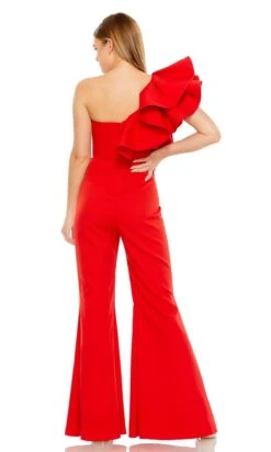 Mac Duggal Long Formal Jumpsuit 27460 -SIMPLY DRESS SALE 27460 Red BK