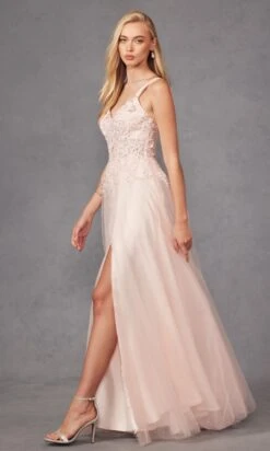 Juliet Long Formal Dress 283 -SIMPLY DRESS SALE 283BLUSH 3
