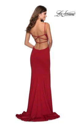 La Femme 28567 Formal Prom Dress -SIMPLY DRESS SALE 28567 Red B