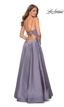 La Femme 28628 Formal Prom Dress -SIMPLY DRESS SALE 28628 LavenderGray B