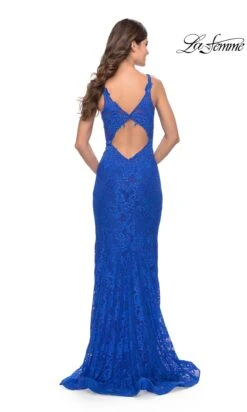 La Femme Cut-Out Back Long Lace Prom Dress 17 La Femme Cut-Out Back Long Lace Prom Dress -SIMPLY DRESS SALE 28648 RoyalBlue B