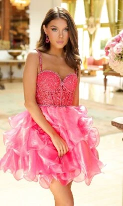 Ava Presley Short Party Dress 29179 34 Ava Presley Short Party Dress 29179 -SIMPLY DRESS SALE 29179WATERMELON0008