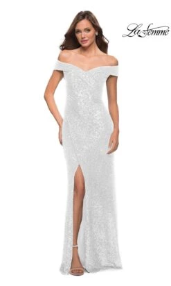La Femme 29831 Formal Prom Dress 17 La Femme 29831 Formal Prom Dress -SIMPLY DRESS SALE 29831 White F