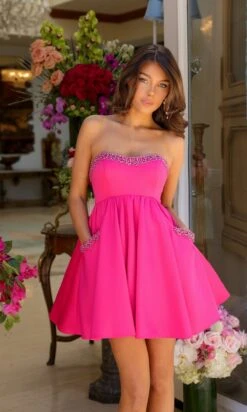Ava Presley Short Party Dress 29837 25 Ava Presley Short Party Dress 29837 -SIMPLY DRESS SALE 29837HOTPINK0220