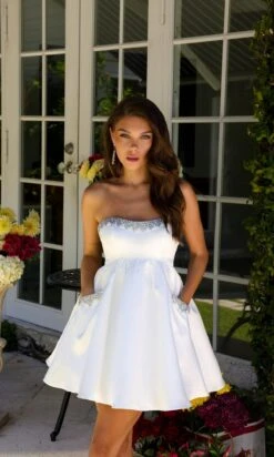 Ava Presley Short Party Dress 29837 26 Ava Presley Short Party Dress 29837 -SIMPLY DRESS SALE 29837OFFWHITE0033