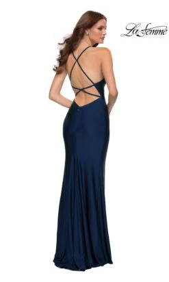 La Femme 29848 Formal Prom Dress -SIMPLY DRESS SALE 29848 MidnightBlue B
