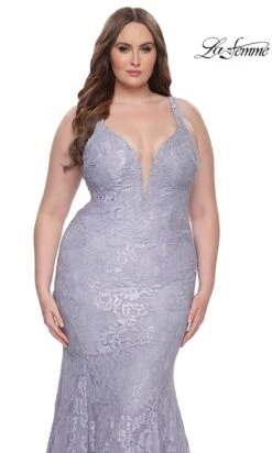 La Femme 31118 Plus-Size Formal Prom Dress 11 La Femme 31118 Plus-Size Formal Prom Dress -SIMPLY DRESS SALE 31118 LightPeriwinkle F2
