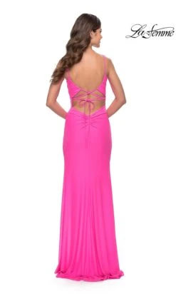 La Femme 31329 Formal Prom Dress 11 La Femme 31329 Formal Prom Dress -SIMPLY DRESS SALE 31329 NeonPink B