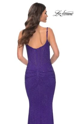 La Femme 31932 Formal Prom Dress 14 La Femme 31932 Formal Prom Dress -SIMPLY DRESS SALE 31932 Indigo B2