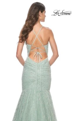 La Femme 32026 Formal Prom Dress -SIMPLY DRESS SALE 32026 Sage B2