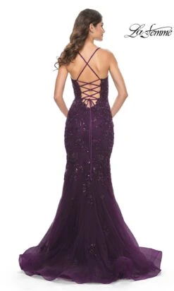 La Femme 32033 Formal Prom Dress -SIMPLY DRESS SALE 32033 DarkBerry B