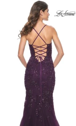 La Femme 32033 Formal Prom Dress -SIMPLY DRESS SALE 32033 DarkBerry B2