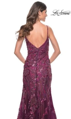 La Femme 32049 Formal Prom Dress 24 La Femme 32049 Formal Prom Dress -SIMPLY DRESS SALE 32049 DarkBerry B2