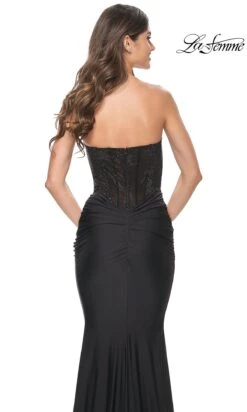 La Femme 32069 Formal Prom Dress 8 La Femme 32069 Formal Prom Dress -SIMPLY DRESS SALE 32069 Black B2