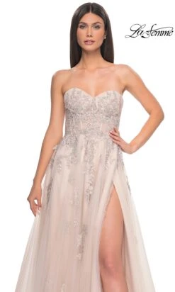 La Femme 32084 Formal Prom Dress 39 La Femme 32084 Formal Prom Dress -SIMPLY DRESS SALE 32084 Blush F4