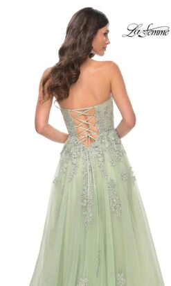 La Femme 32084 Formal Prom Dress 32 La Femme 32084 Formal Prom Dress -SIMPLY DRESS SALE 32084 Sage B2