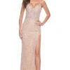 La Femme 32103 Formal Prom Dress -SIMPLY DRESS SALE 32103 Nude F