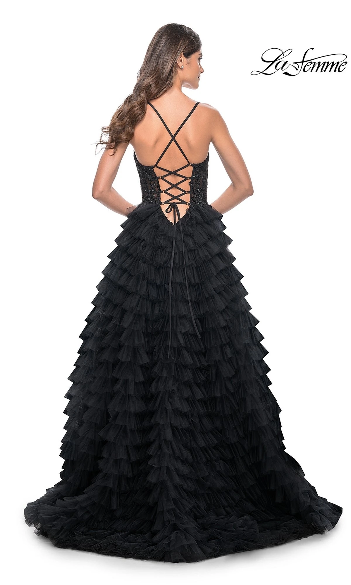 La Femme 32128 Formal Prom Dress 9 La Femme 32128 Formal Prom Dress - Image 7