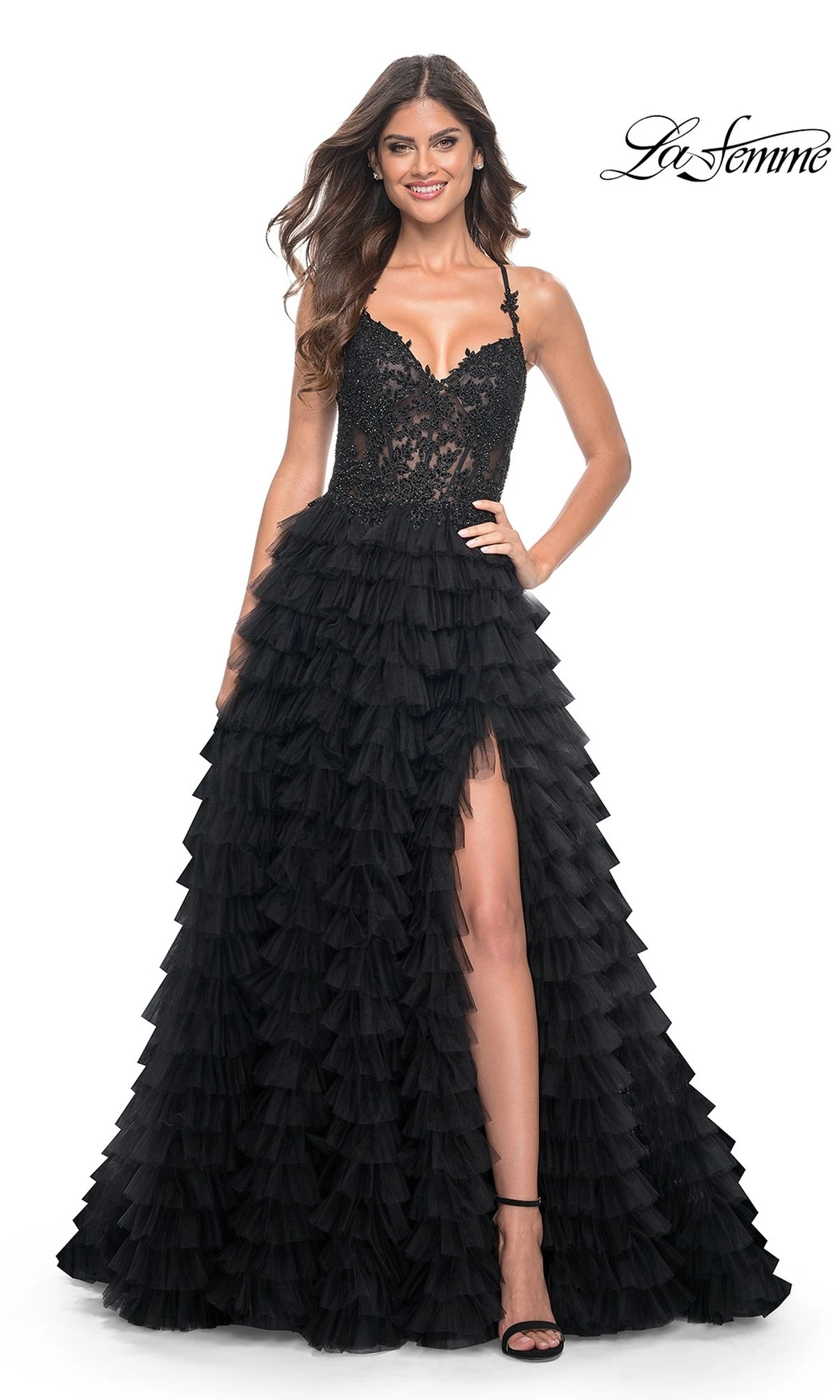 La Femme 32128 Formal Prom Dress 5 La Femme 32128 Formal Prom Dress - Image 3