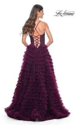 La Femme 32128 Formal Prom Dress 32 La Femme 32128 Formal Prom Dress -SIMPLY DRESS SALE 32128 DarkBerry B