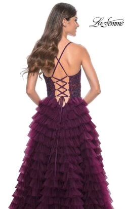 La Femme 32128 Formal Prom Dress 33 La Femme 32128 Formal Prom Dress -SIMPLY DRESS SALE 32128 DarkBerry B2