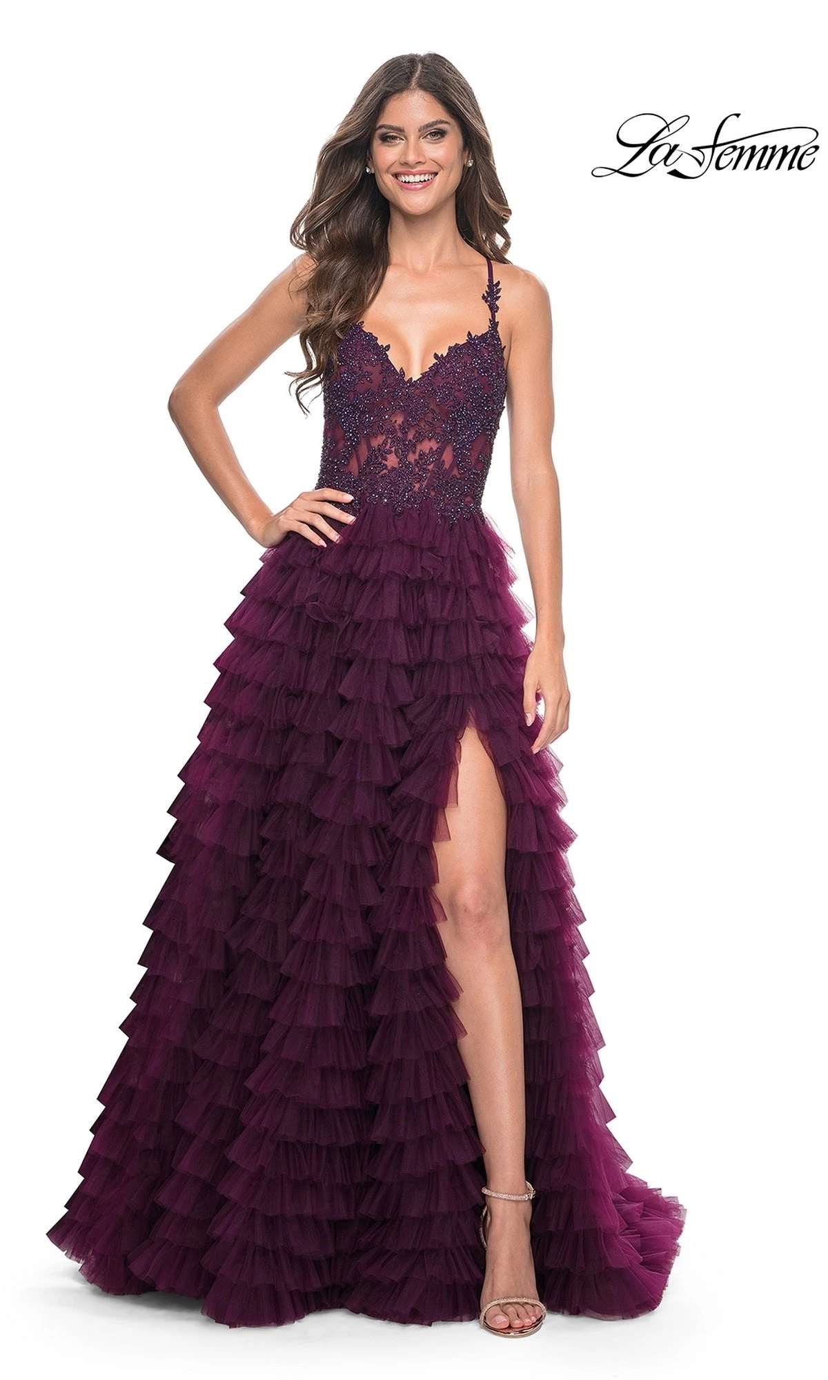 La Femme 32128 Formal Prom Dress 6 La Femme 32128 Formal Prom Dress - Image 4