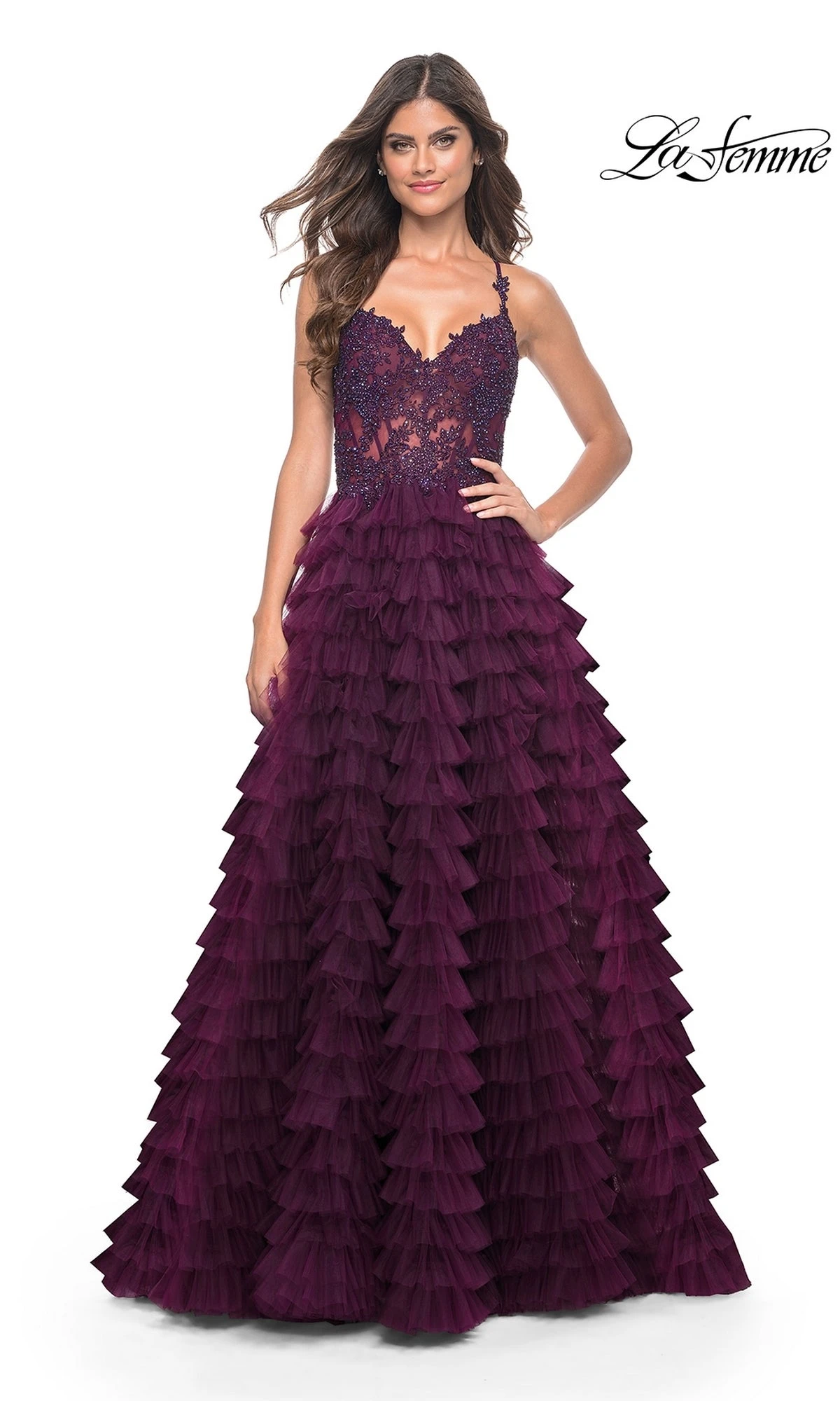 La Femme 32128 Formal Prom Dress 15 La Femme 32128 Formal Prom Dress - Image 13