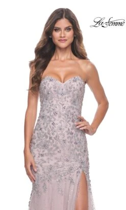 La Femme 32197 Formal Prom Dress 12 La Femme 32197 Formal Prom Dress -SIMPLY DRESS SALE 32197 Mauve F2