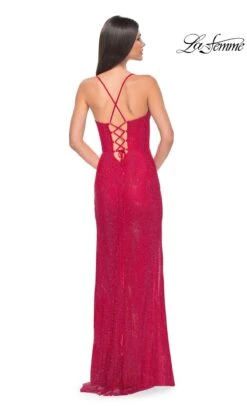 La Femme 32210 Formal Prom Dress -SIMPLY DRESS SALE 32210 Red B