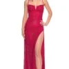 La Femme 32210 Formal Prom Dress -SIMPLY DRESS SALE 32210 Red F