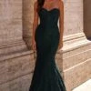La Femme 32249 Formal Prom Dress -SIMPLY DRESS SALE 32249 DarkEmerald F Editorial