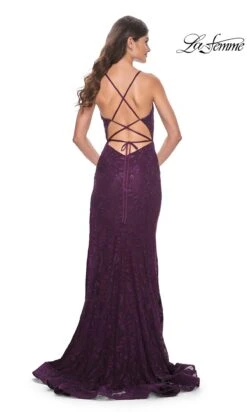 La Femme 32308 Formal Prom Dress 10 La Femme 32308 Formal Prom Dress -SIMPLY DRESS SALE 32308 DarkBerry B